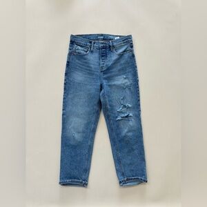 Old Navy Curvy Sky High Straight Jean